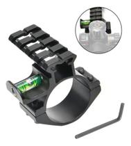 Suporte Elevador Mount 20mm Para Luneta Com Nível De Bolha