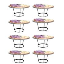 Suporte Elevador Para Servir Pizza na Mesa-8 Unid Suporte Elevador Para Servir Pizza na Mesa-8 Unid