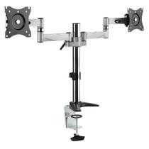 Suporte ELG Multiarticulado de Mesa P/ 2 Monitores de 15" a 27" - Preto - F50D2