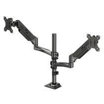 Suporte ELG Profissional Ergonômico Multiarticulado de Mesa FH160L para 2 Monitores 17” a 35” com Pistão a Gás Preto Suporte ELG Profissional Ergonômico Multiarticulado de Mesa FH160L para 2 Monitores 17” a 35” com Pistão a Gás Preto