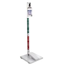 Suporte em AÇO para Álcool Gel com Pedal BRANCO