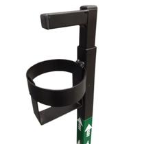 Suporte em aço para saboente e álcool em gel