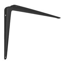 Suporte em L de Aço Preto 20 x 25 cm - SL-2025-PR - MULTIVISÃO Suporte em L de Aço Preto 20 x 25 cm - SL-2025-PR - MULTIVISÃO