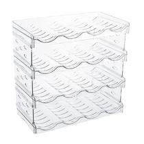 Suporte Empilhável E Dobrável Para Vinho, Copos De Cerveja E Latas, Organizador De Garrafas