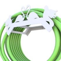 Suporte Enrolador De Mangueira De Jardim Passaro Branco