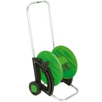 Suporte Enrolador de Mangueira Jardim com Roda Até 50m Trapp