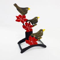 Suporte Enrolador De Mangueira Personalizado Vermelho