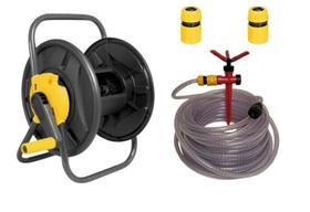 Suporte Enrolador S/Rodas + Mangueira 20M Vonder + Irrigador