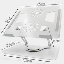 Suporte Ergonômico Giratório 360 para Notebook e Tablet Articulado