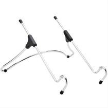 Suporte Ergonômico OCTOO Uptable Chrome - para Notebook e Tablet - 5 Níveis de Altura - Aço Cromado