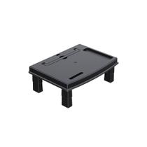 Suporte Ergonômico para Monitor e Notebook Reliza Ergonew 4, Ajuste com 4 Níveis de Altura, Preto - 11380