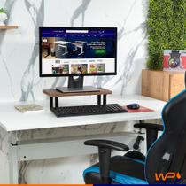 Suporte Ergonômico Para Monitor Grande MDF Decorativo 20x40cm - Wp Connect