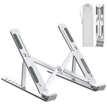 Suporte Ergonômico Para Notebook Alumínio Dobrável Ajustável Suporte Ergonômico Para Notebook Alumínio Dobrável Ajustável