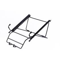 Suporte Ergonômico para Notebook Reliza, Suspenso, com Suporte para Smartphone, Aço, Preto - 011867