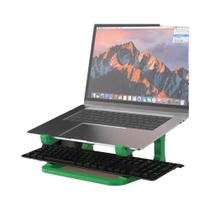 Suporte Ergonômico Portátil Para Laptop Com Suporte Para Teclado, Elevador De Mesa Robusto Para