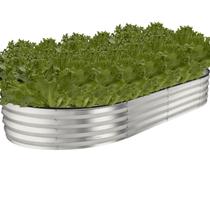 Suporte Erguido para Plantio Metálico Oval 240x120cm