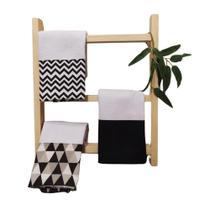 Suporte Escadinha Pano De Prato De Madeira Cozinha Decoração