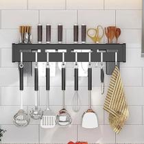 Suporte Espátulas Concha Talher Faca Tesoura Organizador Cozinha Ganchos Pano Panela Colher Pendura