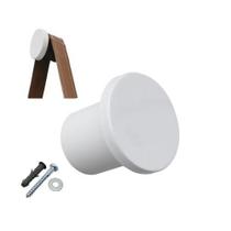 Suporte Espelho Adnet Aluminio Branco