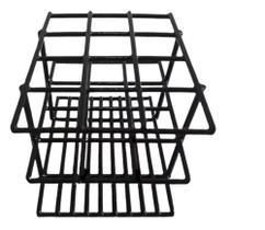Suporte Estante 12 Furos Para Tubos De Ensaio 16mm Cor Preto Reves.pvc