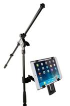 Suporte, Estante p/ Tablet Ipad, Samsung Galaxy Tab, em Pedestal Tripé p/ Microfone