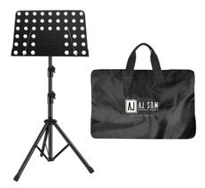 Suporte Estante Partitura Metal Maestro Reforçada 41X27 Cm
