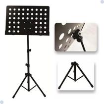Suporte Estante Partitura Pedestal Tripé Resistente Músicos