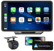Suporte estéreo para carro com tela HD de 7 polegadas Apple Carplay Wireless