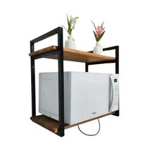 Suporte Estilo Industrial Para Microondas