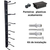 Suporte Expositor 6 Halteres Parede Fixa Academia Estúdio Suporte Expositor 6 Halteres Parede Fixa Academia Estúdio