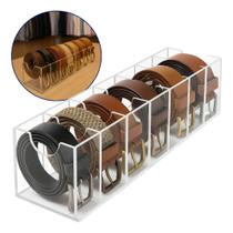 Suporte Expositor 7 Cintos Organizador Divisórias Armário Closet Loja Balcão Organizar Suporte Expositor 7 Cintos Organizador Divisórias Armário Closet Loja Balcão Organizar