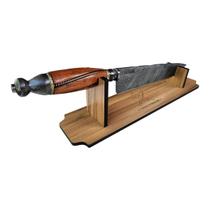 Suporte Expositor De Facas Artesanais Em Madeira Rustico