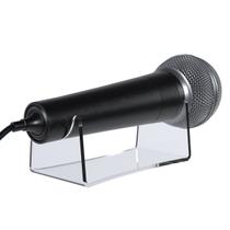 Suporte Expositor Descanso Base Apoio De Mesa Para 1 Microfone Igreja Escola