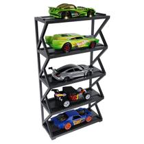 Suporte Expositor Garagem Vertical Empilhavel Para Carrinhos Hot Wheels