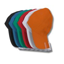 Suporte Expositor Organizador de Mesa para Até 6 Bonés em Acrílico Suporte Expositor Organizador de Mesa para Até 6 Bonés em Acrílico