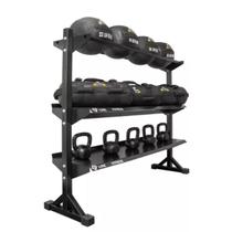 Suporte Expositor para Kettlebells e Wall Balls Suporte Expositor para Kettlebells e Wall Balls