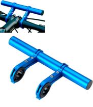 Suporte Extensor Guidão de Bicicleta cor Azul 30 cm + Chave Allen
