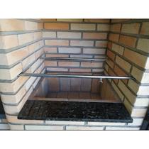 Suporte Extensor Para Churrasqueira De Alvenaria Tijilo Apoiador De Grelhas Espetos Grill Com Regulagem