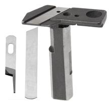 Suporte Faca Inferior + Faquinhas Overlock Siruba 737 747F Suporte Faca Inferior + Faquinhas Overlock Siruba 737 747F