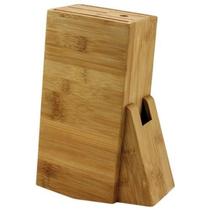 Suporte Facas Faqueiro Organizador Bambu Utensílios Cozinha