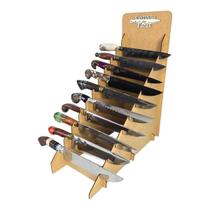 Suporte Faqueiro Para 10 Facas Artesanais Expositor Mdf