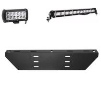 Suporte Farol de Milha Led - 50 cm Fixação Placa Chapa Chapa Suporte Farol de Milha Led - 50 cm Fixação Placa Chapa Chapa