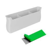 Suporte Fechado Porta 3 Compartimentos Controles Remoto AR Universal Suporte Fechado Porta 3 Compartimentos Controles Remoto AR Universal