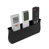 Suporte Fechado Porta Controle Remoto 3 Compartimentos Ar Condicionado TV Universal Suporte Fechado Porta Controle Remoto 3 Compartimentos Ar Condicionado TV Universal