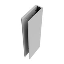 Suporte Fechadura Porta de Vidro AGL, Encaixe, AL150, AL200, Sem Furação, Cinza Suporte Fechadura Porta de Vidro AGL, Encaixe, AL150, AL200, Sem Furação, Cinza