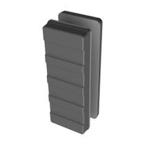 Suporte Fechadura Porte de Vidro AGL, AL150, AL250, Cinza Suporte Fechadura Porte de Vidro AGL, AL150, AL250, Cinza