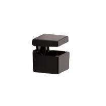 Suporte Fenda Flex Quadrada Preta 10 Unidades