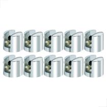 Suporte Fenda Para Vidro 8MM Com Parafuso C/ 10 Unidades