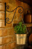 Suporte Ferro Colonial Parede Vaso Area Gourmet- Jardim