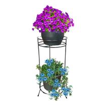 Suporte Ferro Torre Para 2 Plantas Floreira Vertical De Chão Suporte Ferro Torre Para 2 Plantas Floreira Vertical De Chão